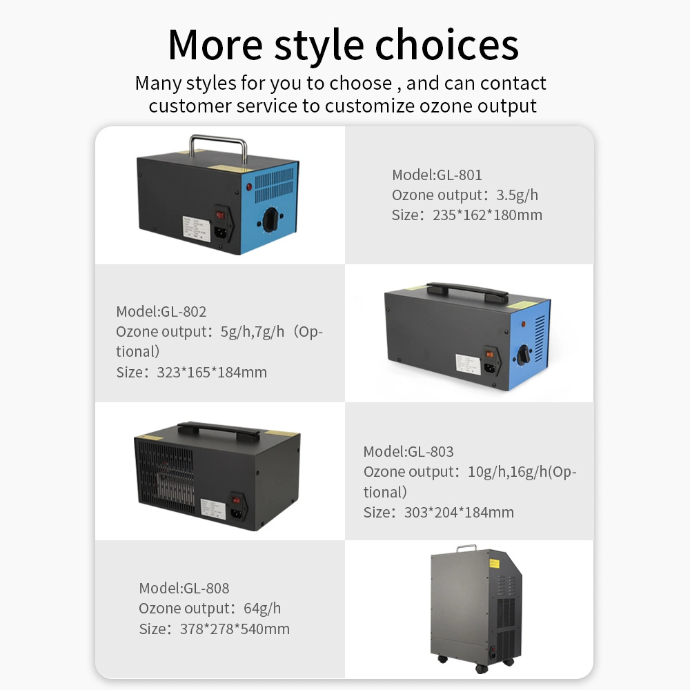 Générateur d'ozone à usages multiples 10, 000mg générateur d'ozone, l'ozone Purificateur d'air pour les odeurs dans la maison, voiture, et de grandes salles