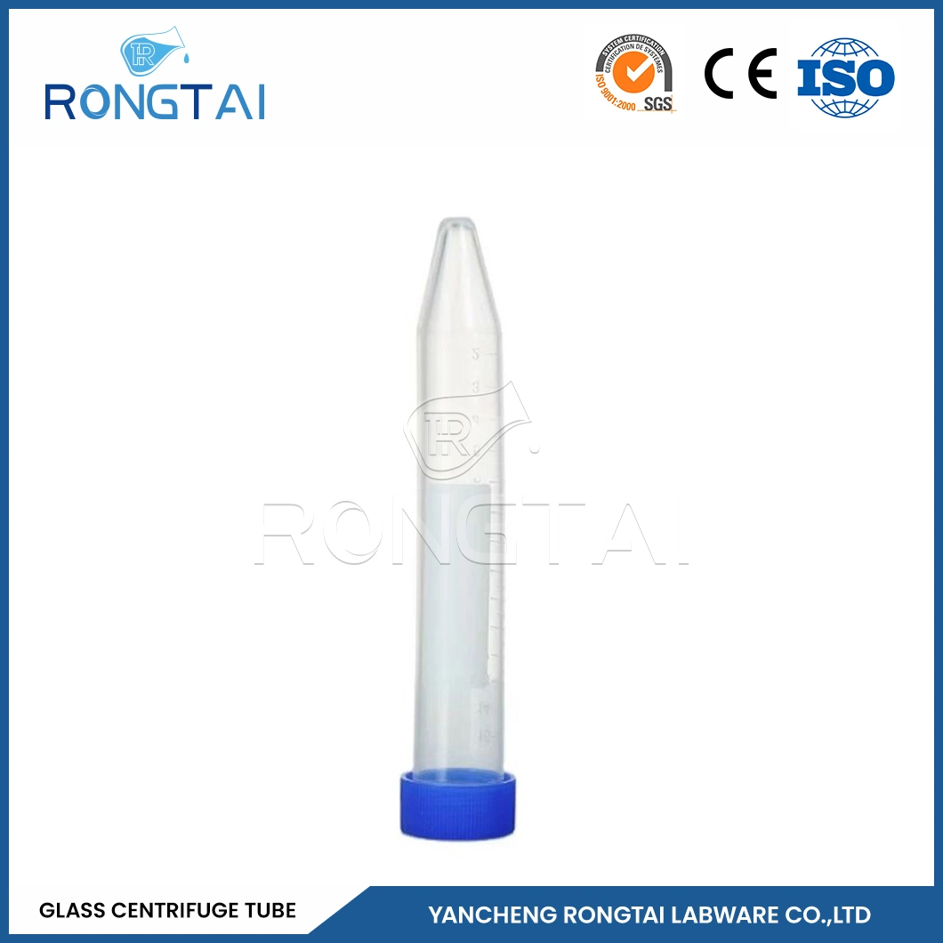 Rongtai 1,5 ml tubo de centrífuga Fabricantes tubo de centrífuga rojo 1,5ml China 100ml tubo de vidrio para centrífuga