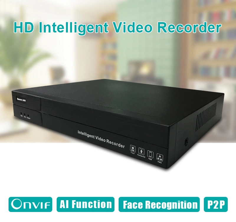 16CH 5MP Smart NVR Face Ai Intelligent NVR Support 16tb HDD Poe NVR Onvif P2p Support Hik Cameras