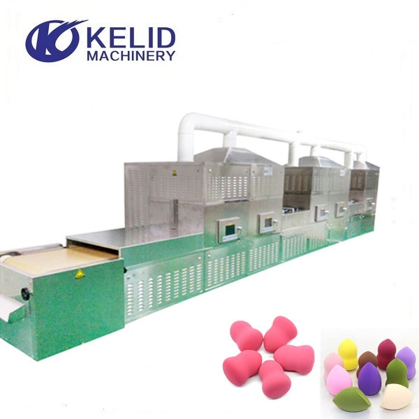 Full Automatic Makeup Puff Microwave Drying Sterilizing Machine