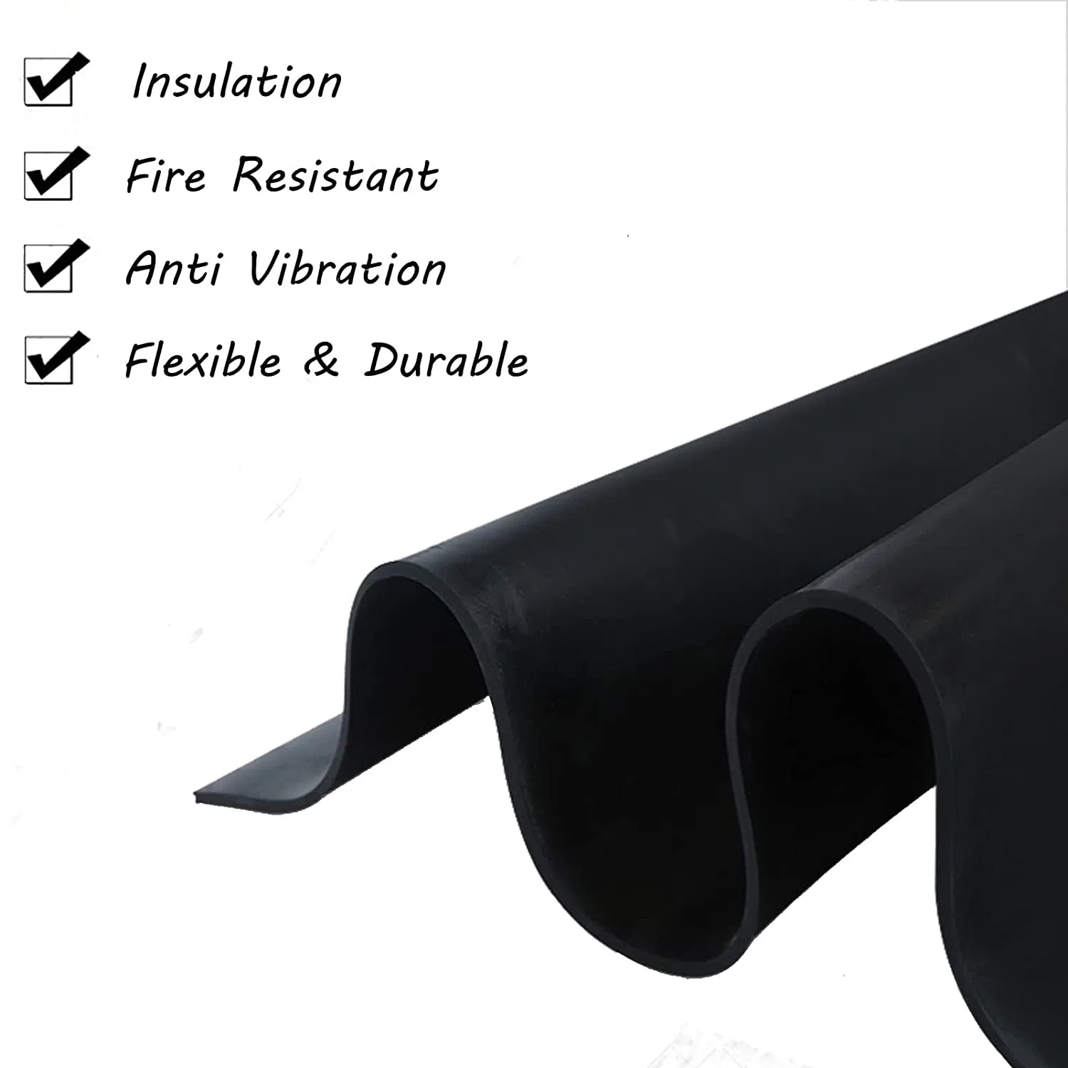 Direct Manufacturer Nitrile EPDM / SBR /Cr/Neoprene NBR/ Silicone Natural Anti Slip Rubber Sheet