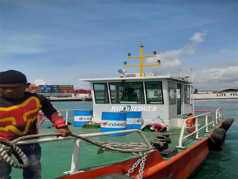 30t Capacity Diesel Engine Work Boat for Assisting Dredgers for Anchoring