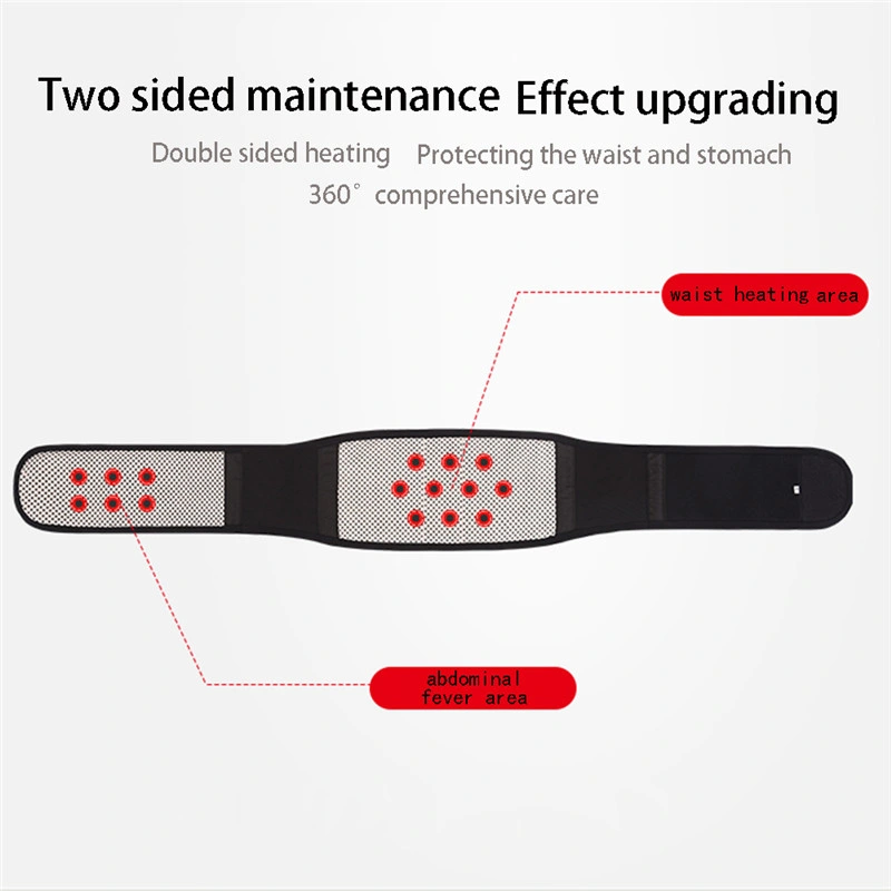 Tourmaline produits ceinture magnétique à maintien au dos de la taille auto-chauffante