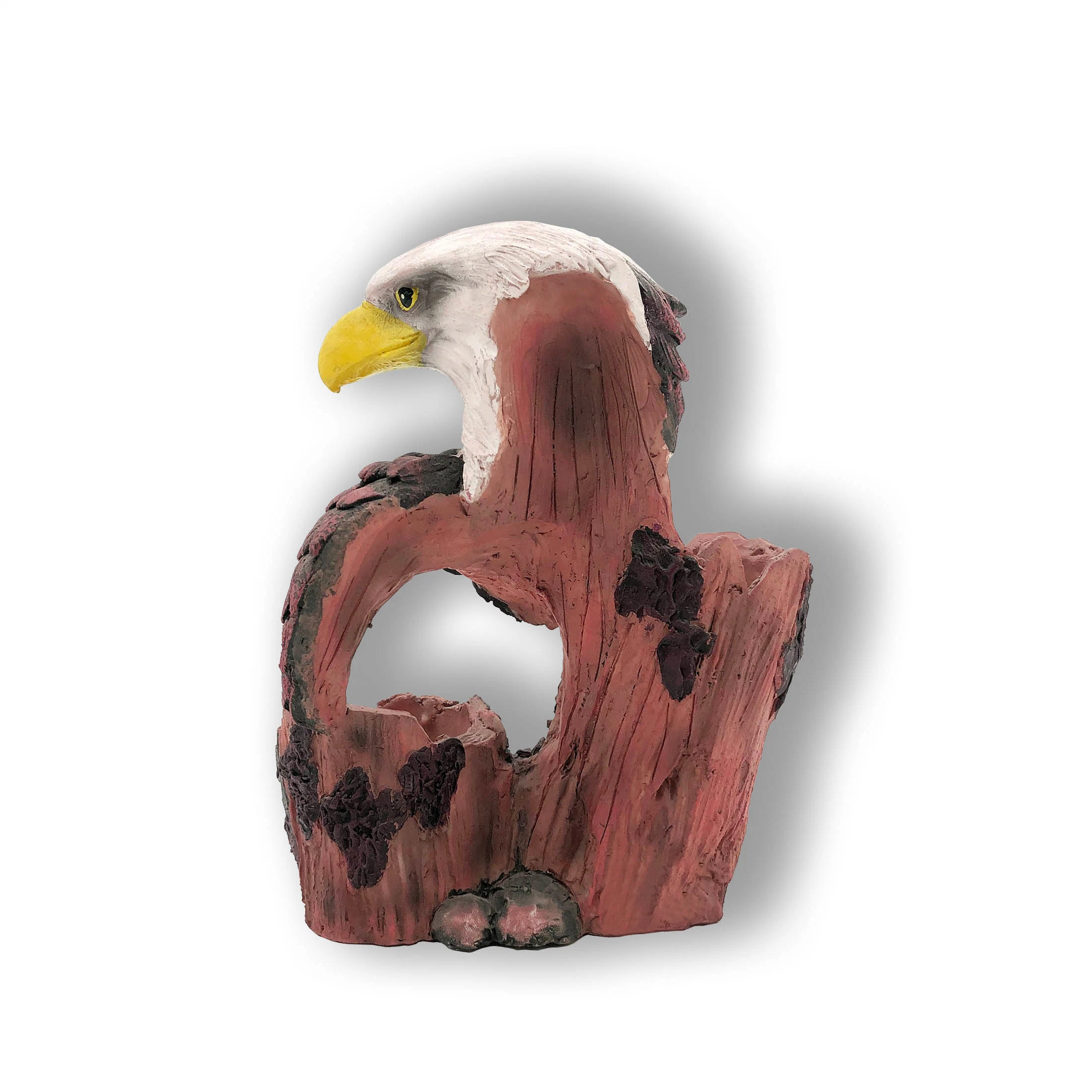 High quality/High cost performance Custom Tabletop Resin of Eagle Statue Souvenir or Collection Resin House Pen Holder