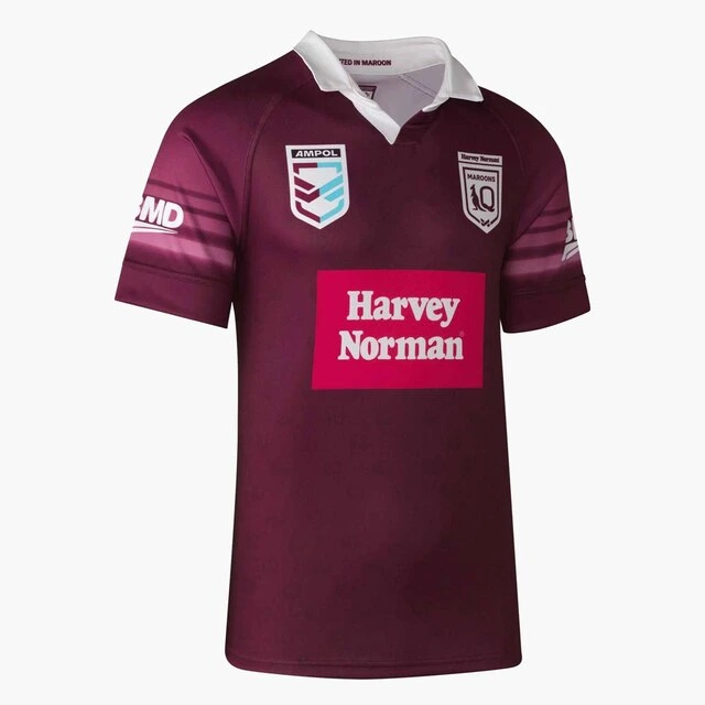 Wholesale/Supplier Qld Maroons Rugby Jersey 2023 Home Camiseta de Rugby Indígena Sininglet Australia Queensland Estado de origen Vest Nombre personalizado número