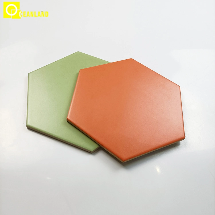 Fábrica Colorful Interior pared Suelo Hexagon baldosa mármol