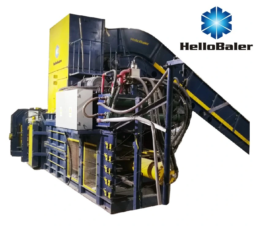 Automatic Hydraulic press of cardboard from Hello Baler