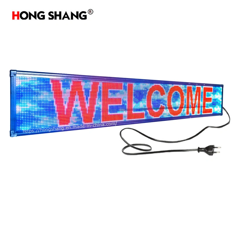 Store Mini Advertisement LED Display Indoor Window Scrolling Screen