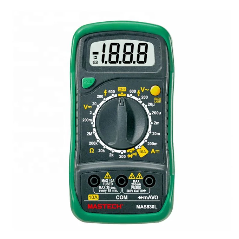 Pocket Size Manual Range Multimeter Tester for Voltage Current Resistance