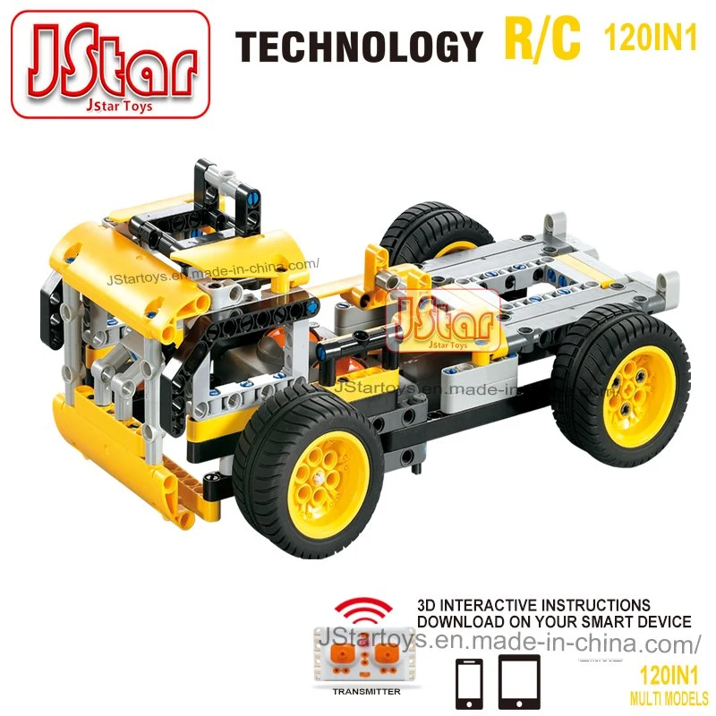 Jstar Technology RC 120 In1 Assembly 468PCS Building Blocks Stem Technic DIY Bricks Sets for Kids Learning Engineering Construction Toys Gifts Block