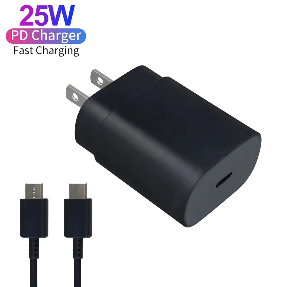 Chargeur Super Fast adaptateur secteur USB Type C PD mural Chargeur pour Samsung Galaxy Note 10/Note 20/S20