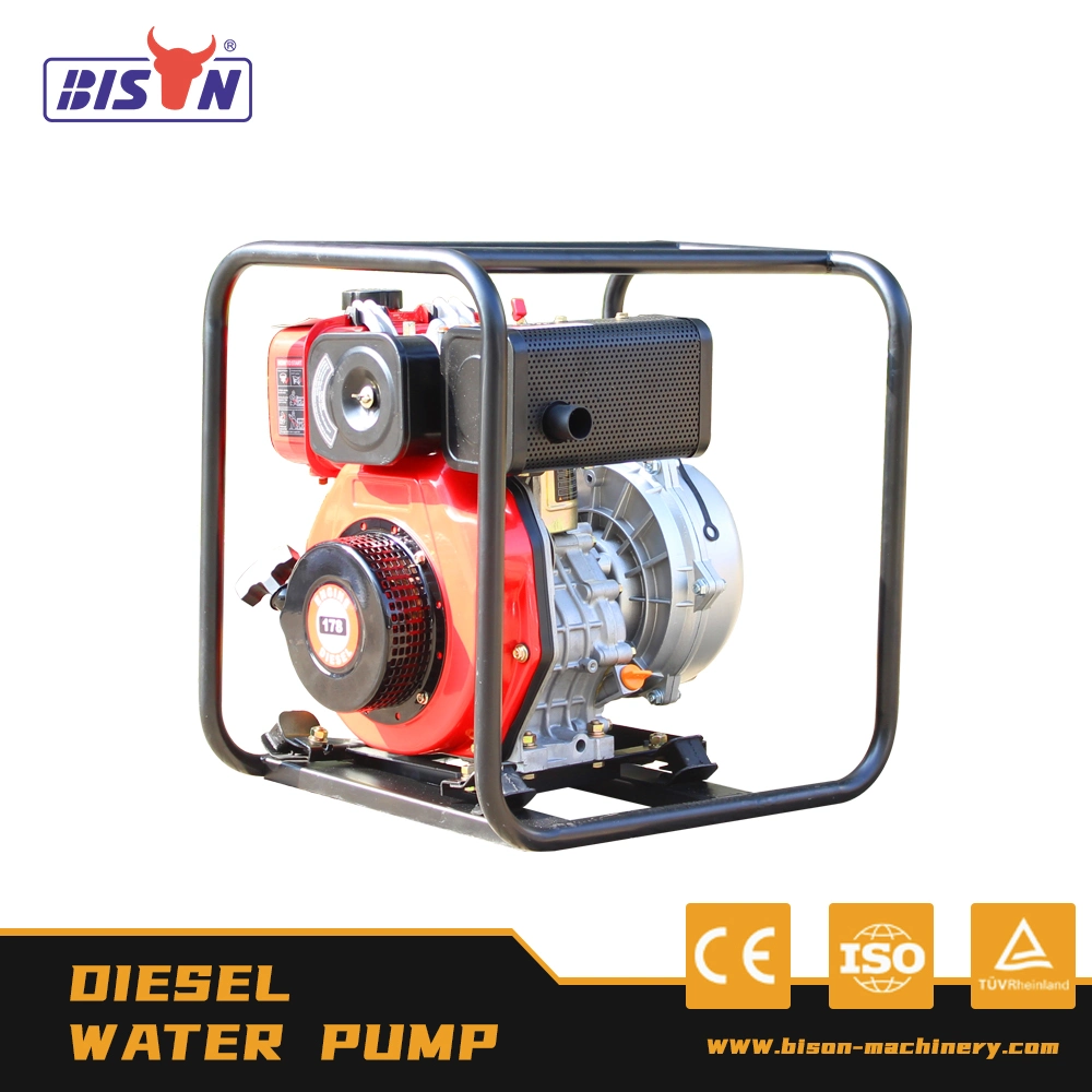 Bison 6 Inch Small Diesel Water Pump Set for Farm Irrigation High Pressure Pumping