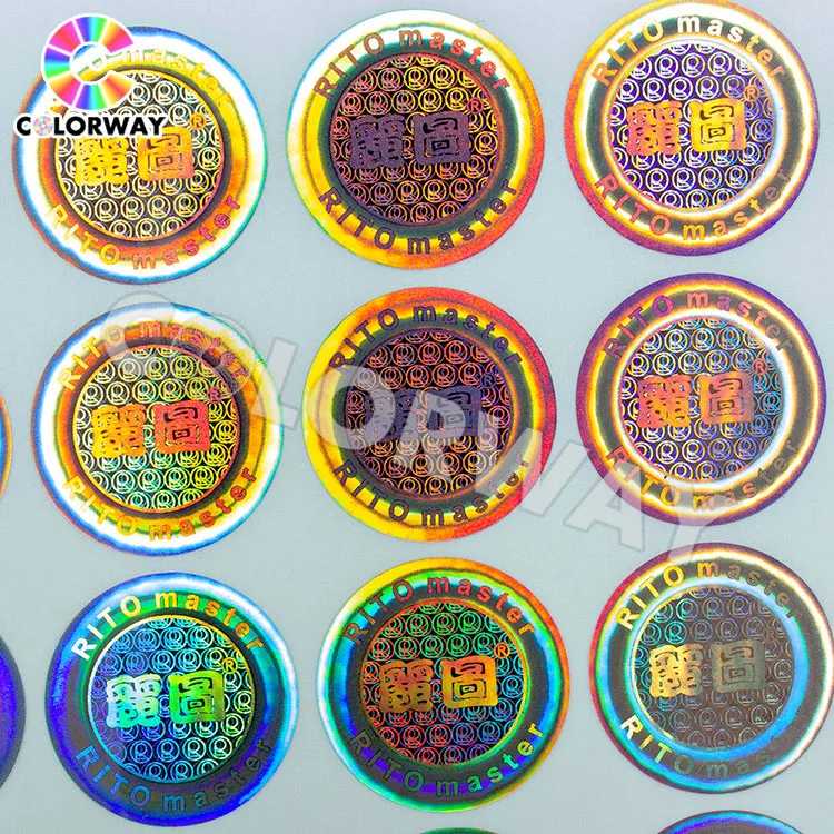 Sheet Rainbow Laser Security Hologram Printing