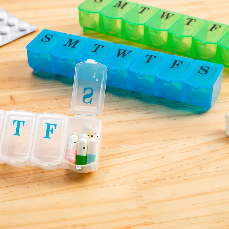 Wholesale/Supplier Cheap Portable 7 Days Pill Box Plastic Pill Organizer