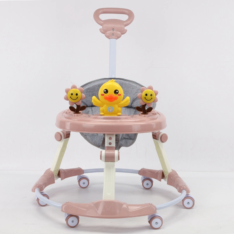 Un Baby Walker plegable con una llave, Baby Walker multifuncional con música