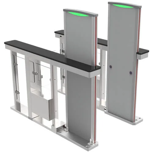 Metal Detector Integrated Access Control Security Swing Turnstile Gate Speed Turnstile