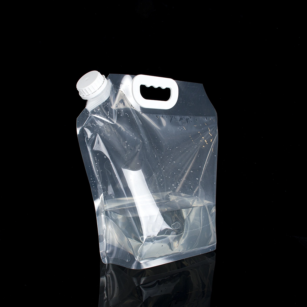 Large Capacity Stand up Spout Pouch with Nozzle for Liquid Packaging Plastic Bag