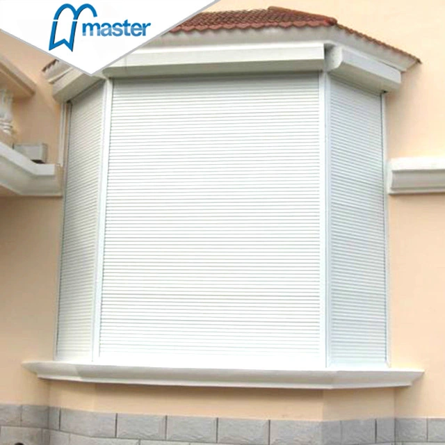 Industrial or Commercial Automatic Aluminum PU Faoming Metal Roller up Shutter Garage Window