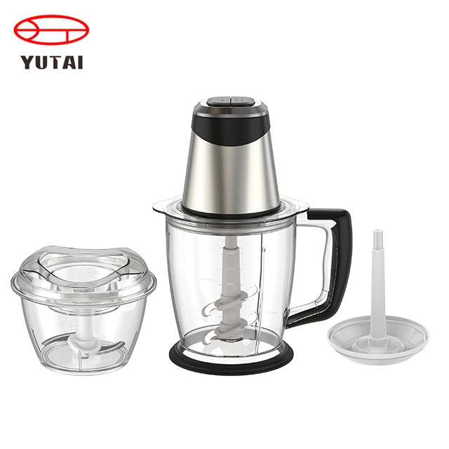 OEM Factory Wholesale/Supplier Multifunction Household Cheap Price Glass Bowl Electric Meat Grinder Stainless Steel Large Food Meat Grinder Baby Food Vegetable Chopper