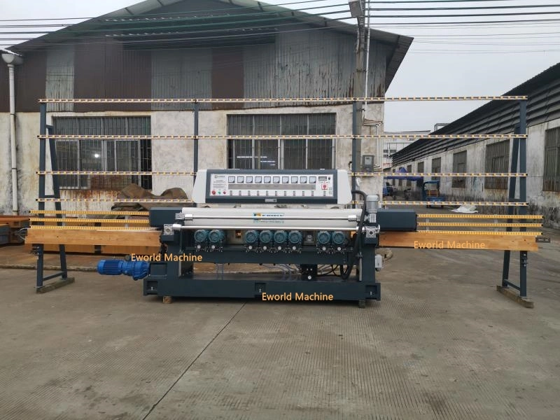 Excellent Working Glass Beveling and Polishing Machine 9 Motors