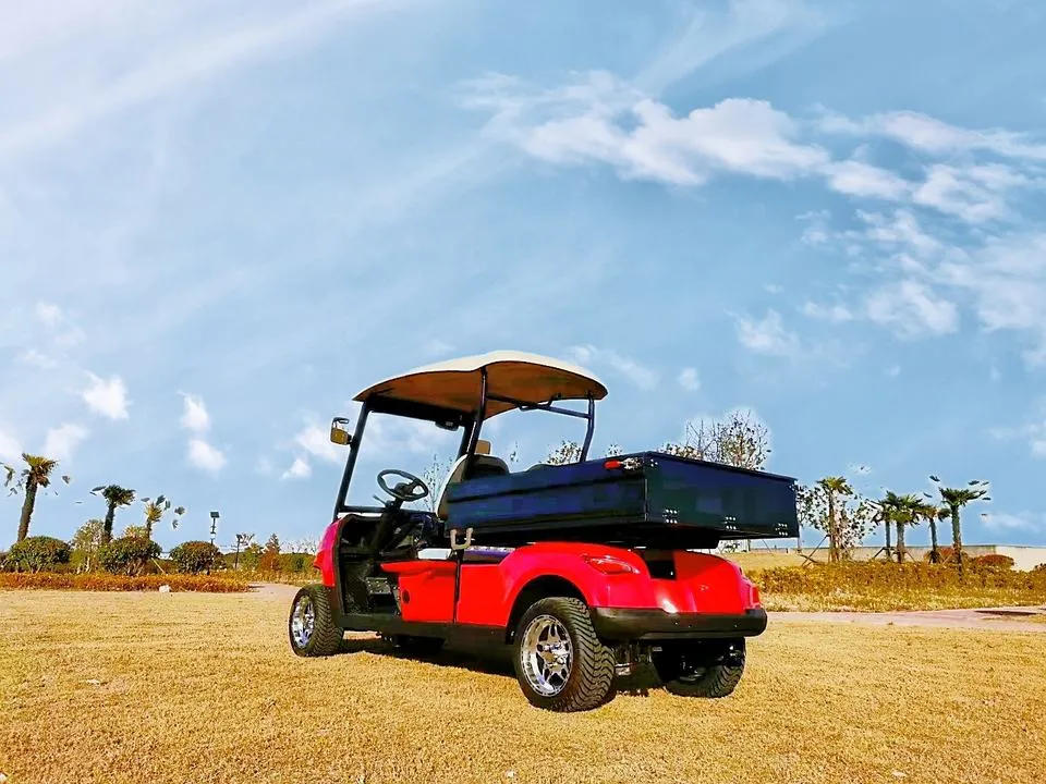 72V 4-Seater Hunting Car with Short Container 4000W Power Electric Golf Cart