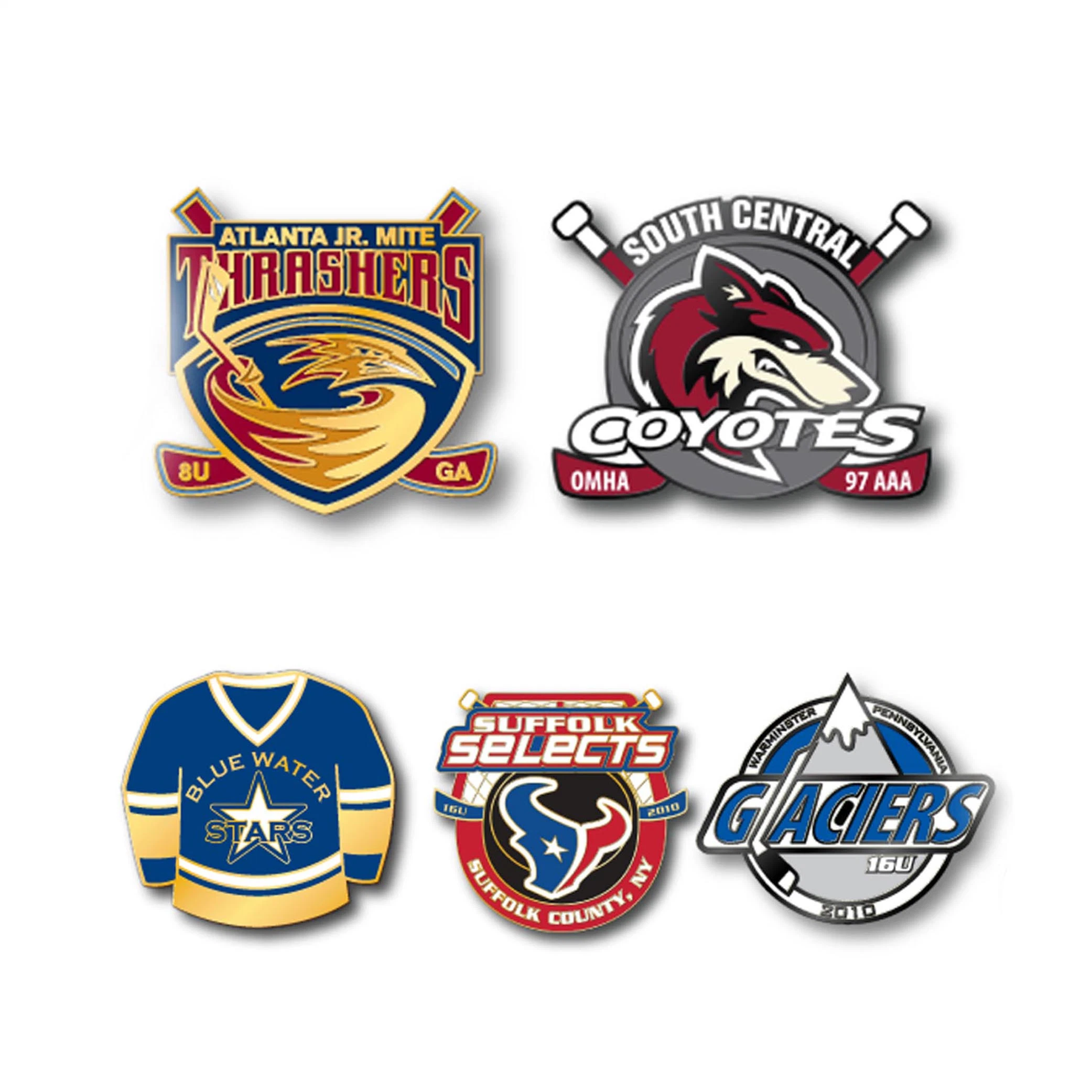 Custom Hockey Pin Badge for Sport promotion