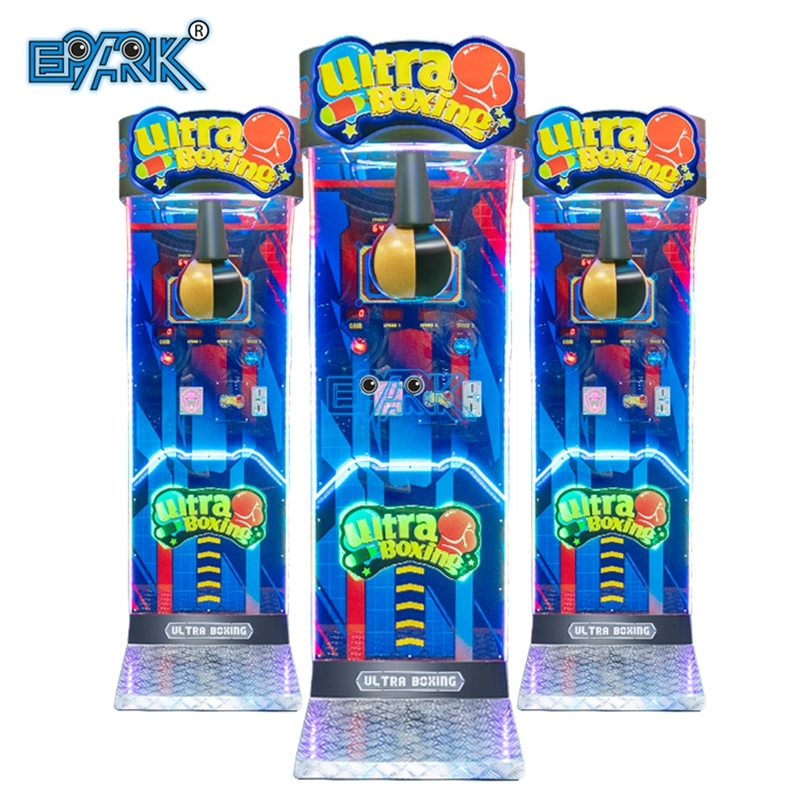 Epark Indoor Arcade Equipment Coin operado Ultra Boxe Machine puncionamento Jogo de Punch boxe