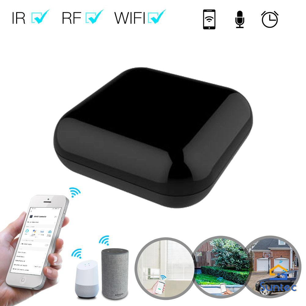 Tuya Smart Home WiFi IR RF Universal Intelligent Remote Controller Long Range Remote Control Alexa Google Home Voice Control