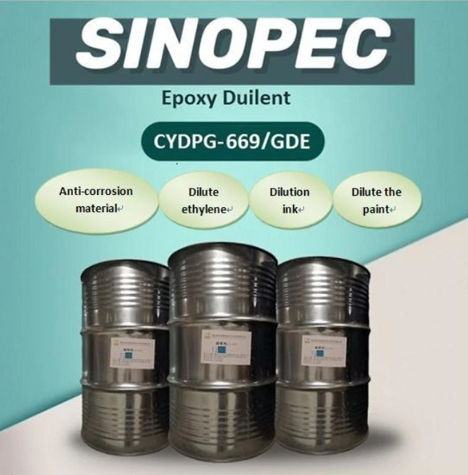 Sinopec resina Epoxy diluyente (Lauril Acolhol y Tetraldecanol Glycidol Ther) utilizado para el adhesivo