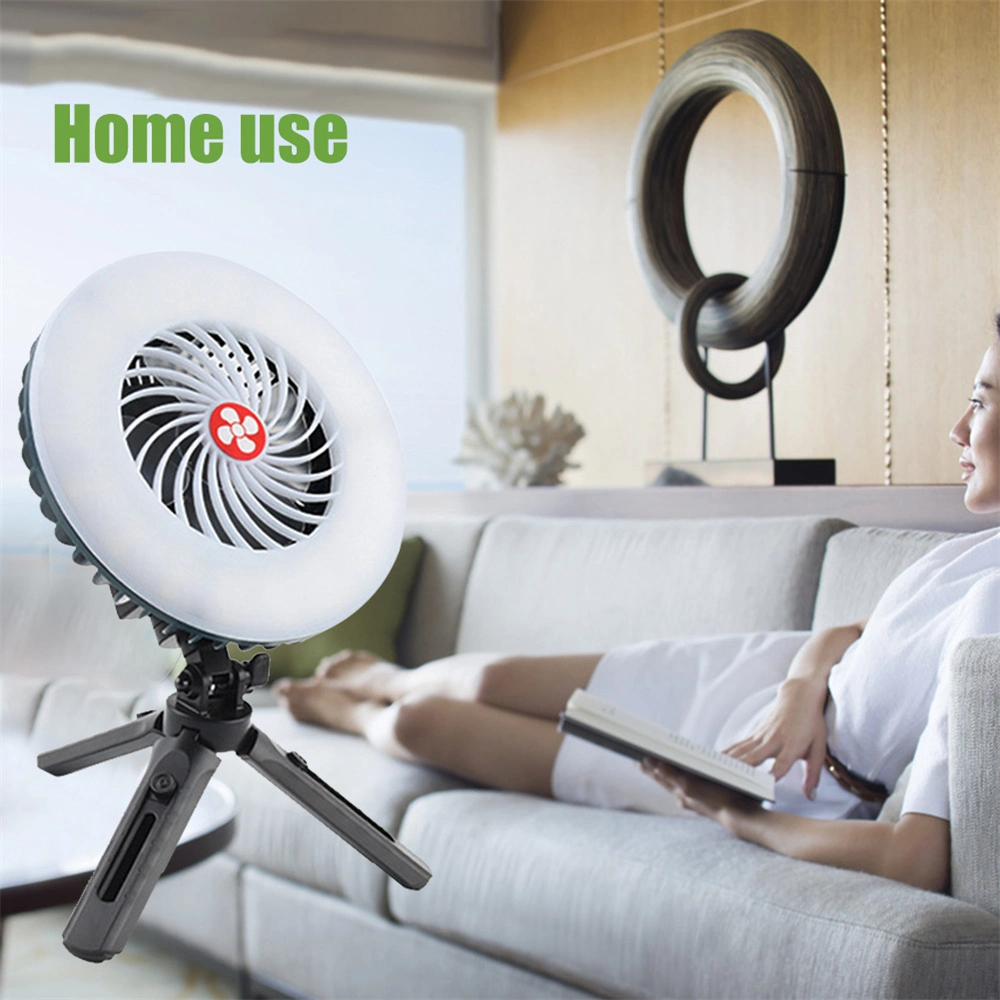 Ventilateur de chargement USB extérieur lampe de camping lampe à main à économie d'énergie intérieure Tentes lumineuses avec ventilateur