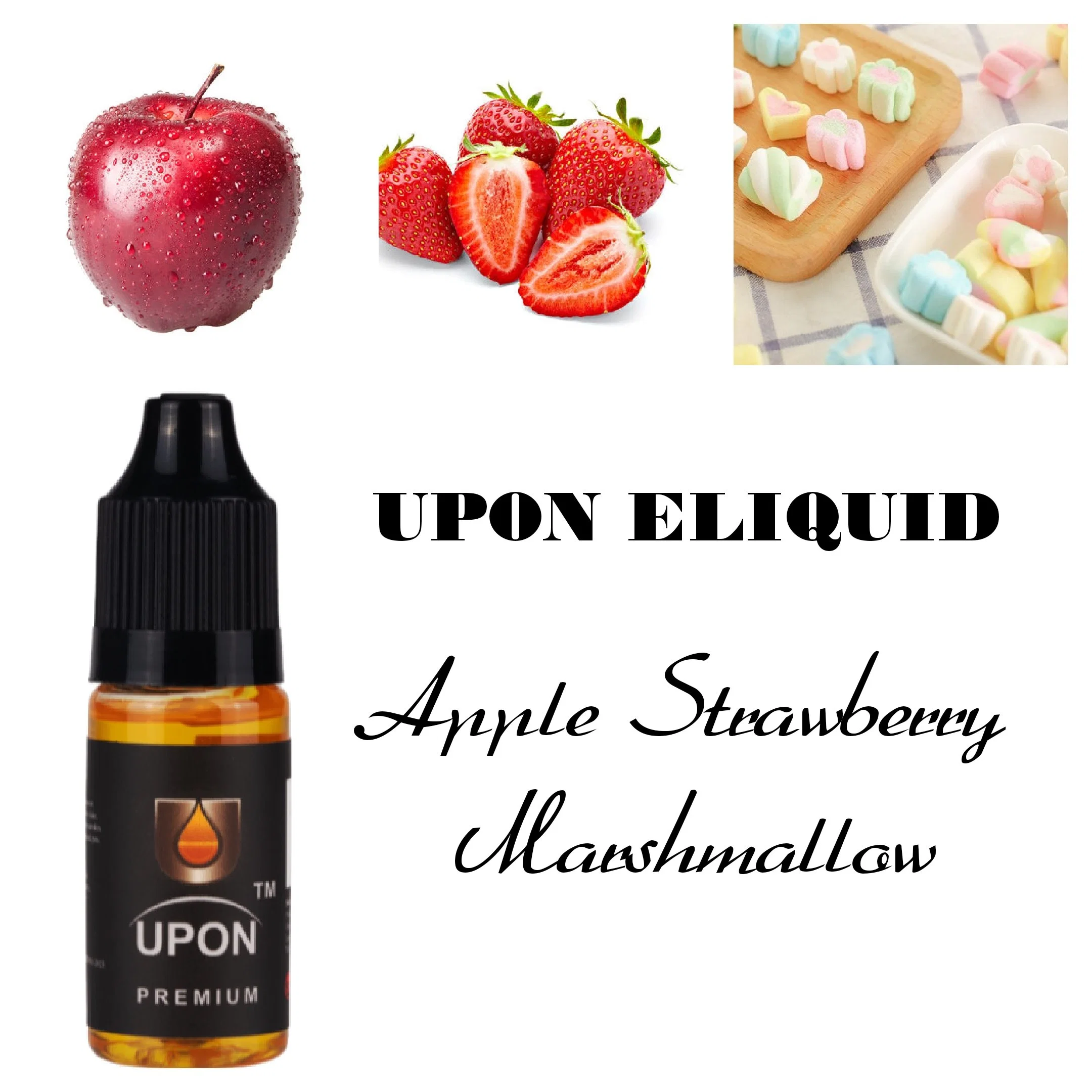 Vape 50mg Apple Strawberry Mashmallow nicotina Sal Eliquid Disposable Bar Além disso, os puffs Vapor Ejuice