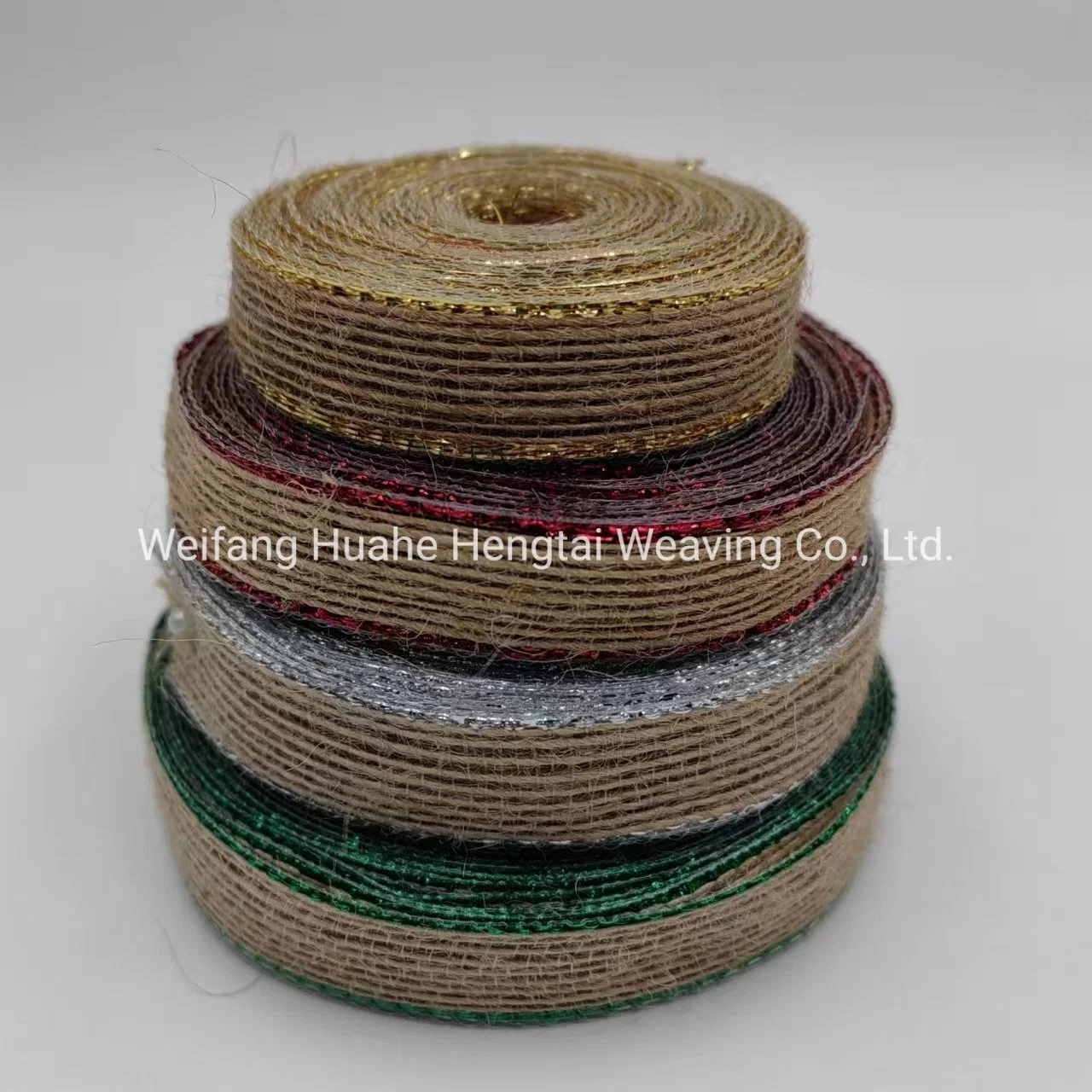 Wholesale/Supplier Natural Colored Edge Fishing Thread Jute Ribbon Vase Binding