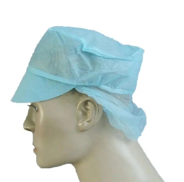 Dental/Nursing/Scrub/Space/Mob/Mop/Work/Snood/SMS Nonwoven Disposable PP Cap for Doctor/Surgeon/Nurse/Worker(Bouffant/Round/Pleated/Strip