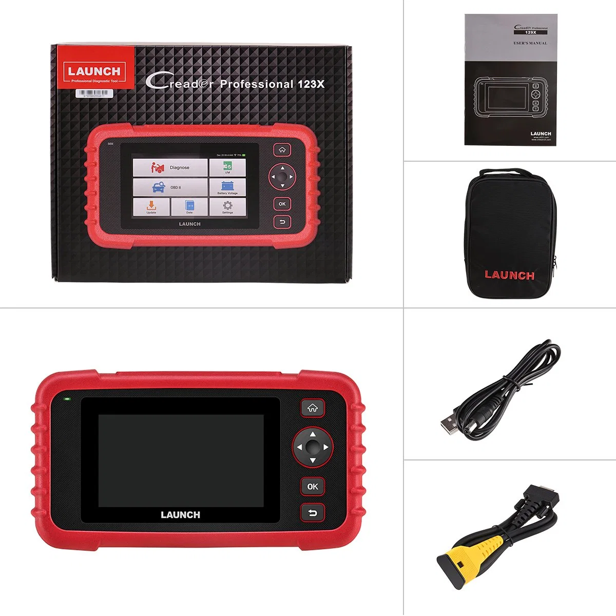 New 2022 Launch X431 Crp123X Crp123e OBD2 Automotive Scanner 4 System Car Diagnosis Crp123 Upgrade Pk Crp123I Crp123I