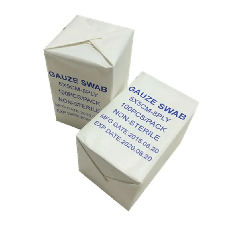 HD5 Disposable Medical Supplies Manufacturer for Non Sterile Medical Gauze Pad Factory Price Gauze Swab