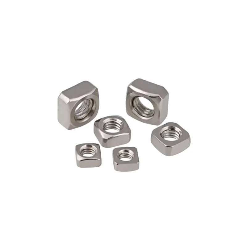 Stainless Steel SS304/316 Hex/Flange/Heavy Hex/Hex Cap/Round/Slotted/Lock Square Nut