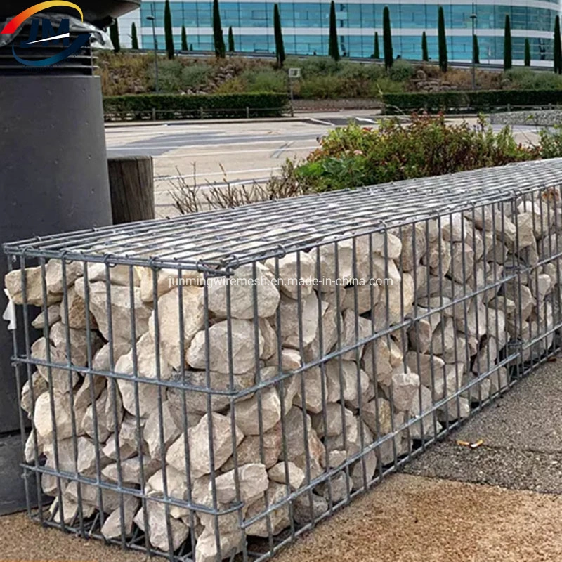 Cesta de alambre de acero soldado para la caja de gabion de pared de retención