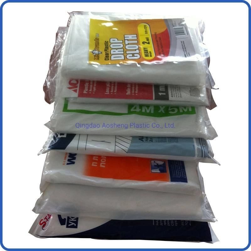 Anti-Dust Furniture Cover Drop Cloth 4m*7m*6mic