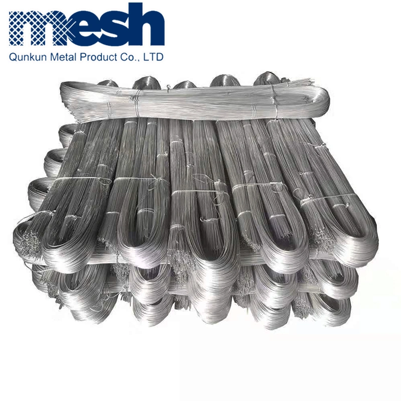 Electro Galvanized Galvanised Binding U Type Shaped Wire for Rebar Tie