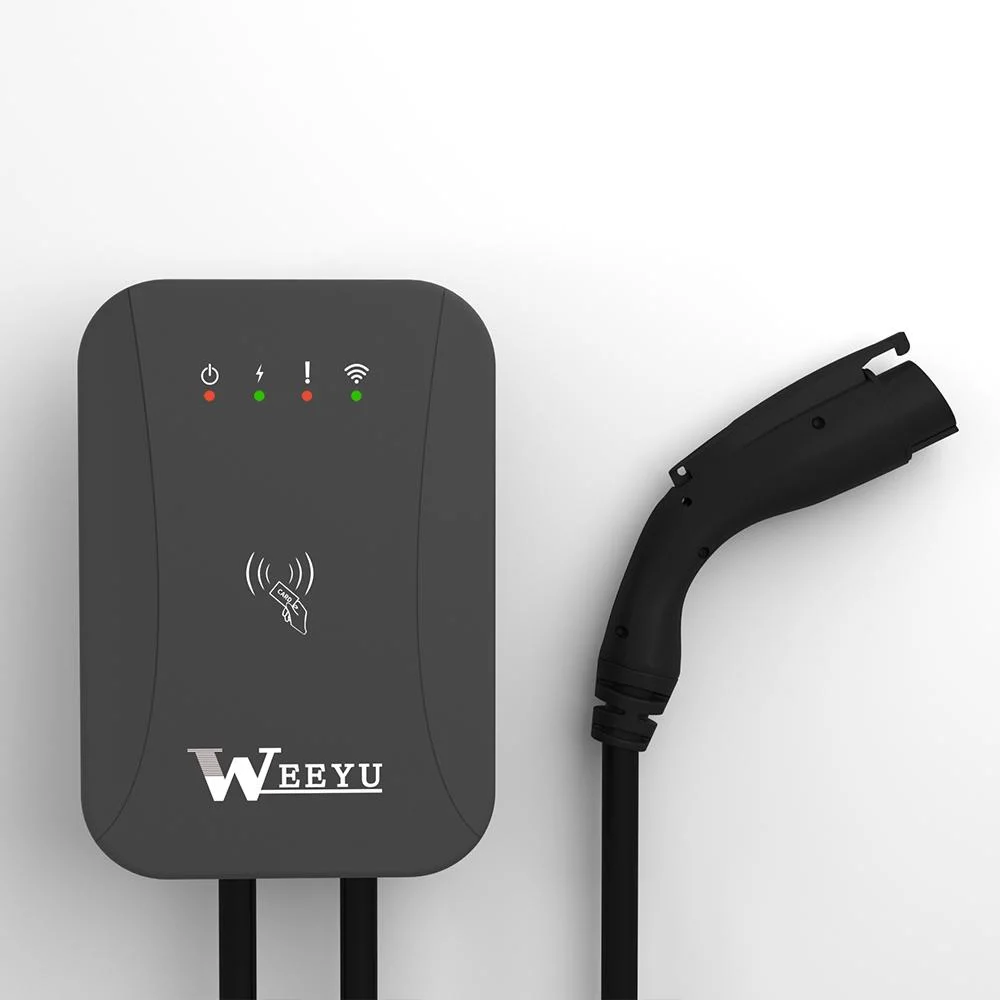 Plug and Play, or RFID Card EV Chargers 7 Kw Wallbox