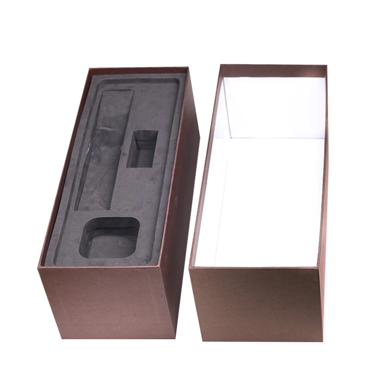 China Wholesale/Supplier Custom Brown Special Paper Gift Box for Smart Home Products Packaging with EVA Liner (luxury cardboard material)