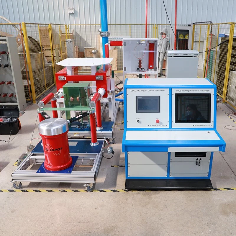 HVHIPOT Customized GDCL series 10kA Impulse Current Generator for Zinc Oxide Arrester