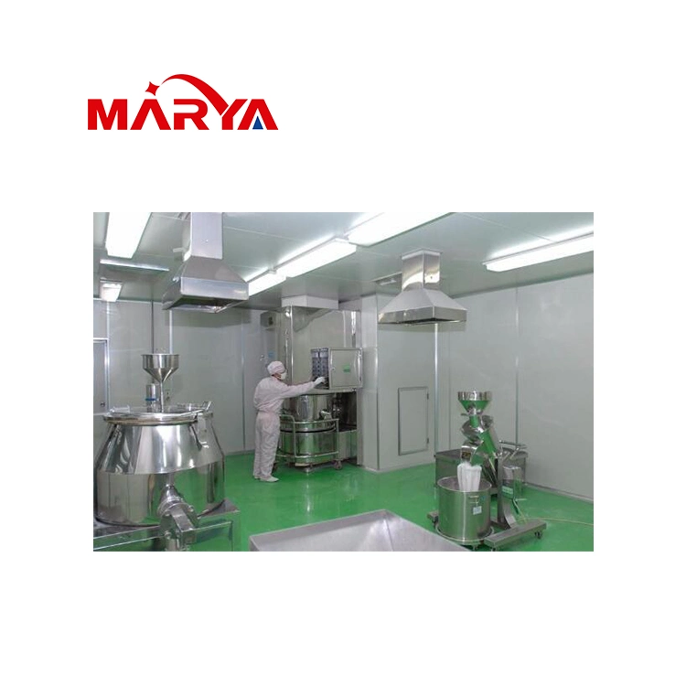 Marya Dust Free Room ISO5/6/7 Cosmetic Production Cleanrooms with Stainless Steel Sliding Door