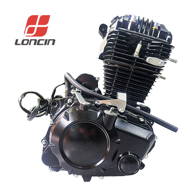 Moteur de moto Loncin 250cc 4 temps refroidi par air Re250 pour moto tout-terrain.