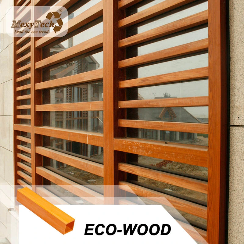 Outdoor or Indoor WPC Tube Wood Plastic Composite Shading