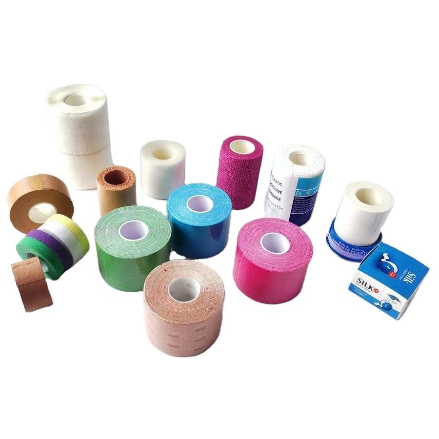 Disposable Healthy Medical Adhesive Cotton Strapping Tapes for Sport