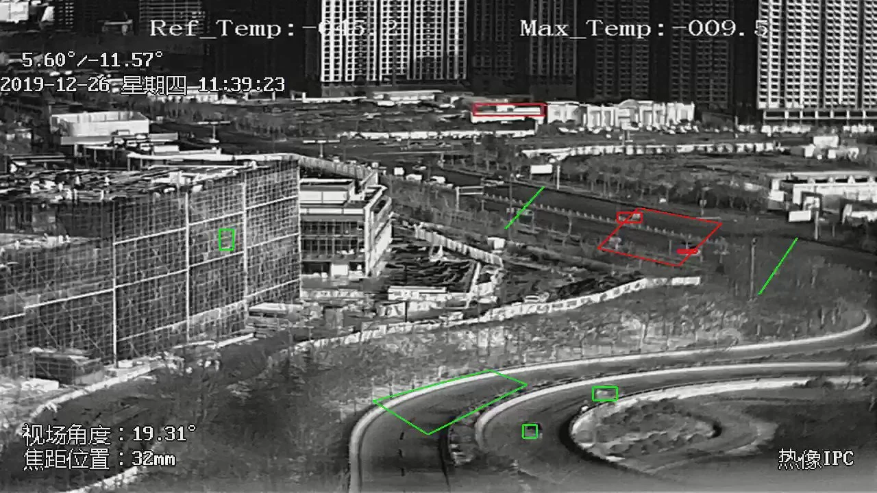 50mm Lens Long Range Thermal Imaging Night Vision Camera