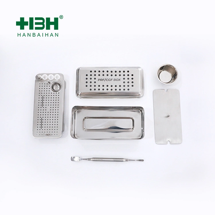 Manufacturer PRF / GRF Box Platelet Rich Fibrin with Bowl Dental Implant PRF Box & Instruments Set