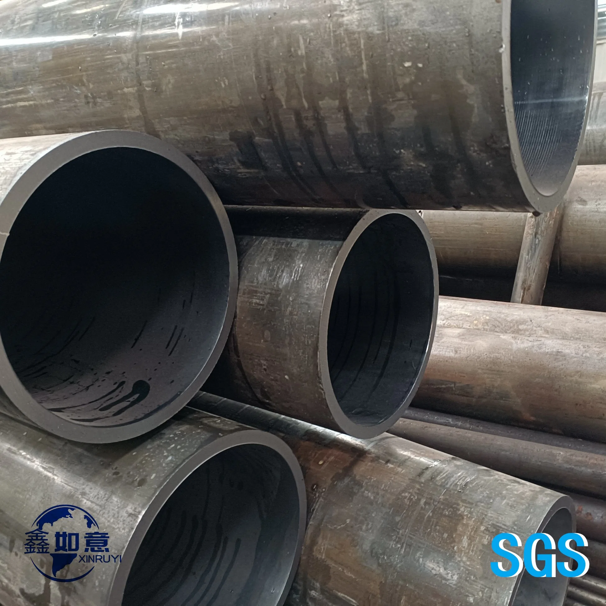 High Precision Honed Steel Pipe for Hydraulic Cylinder by St52, Q345b