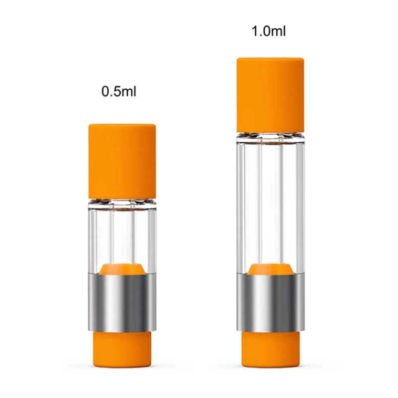 Newest Full Glass Vape Cartridge Disposable/Chargeable Carts Cartridges Ceramic Cell Empty Vape Atomizer OEM Logo Color